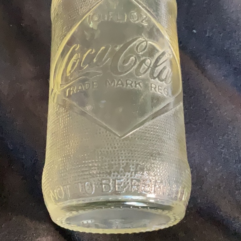 Coca Cola vintage bottle 1960’s glass coke